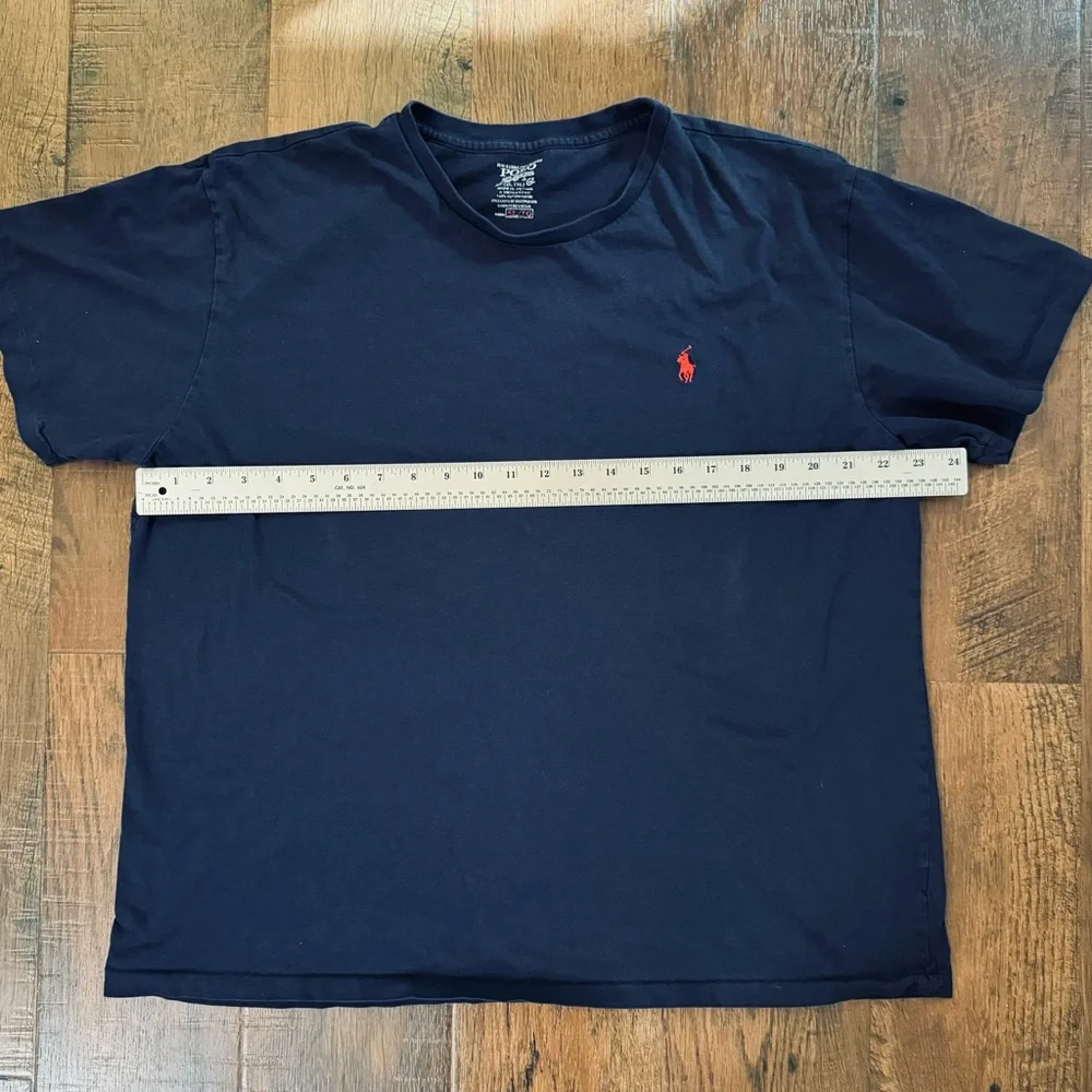 POLO RALPH LAUREN navy tee shirt, size XL - Picture 3 of 6